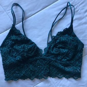 Green Lace Bralette Only Worn a Few Times